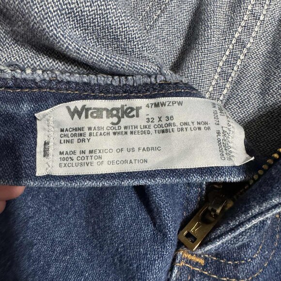 Vintage Wrangler 47MWZ Jeans Size 32X36 Nicely Worn Cowboy Western Rodeo - Picture 13 of 15